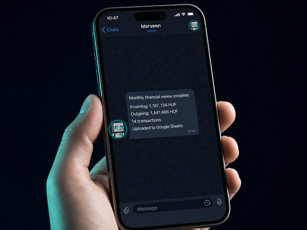 Marveen Telegram üzenet