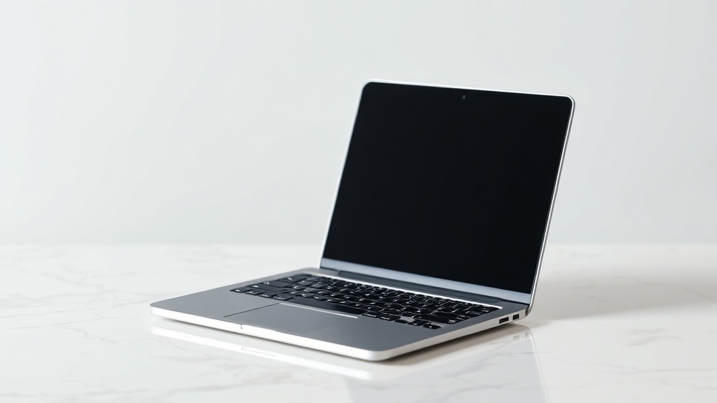 Laptop termékfotó — 4 mp alatt